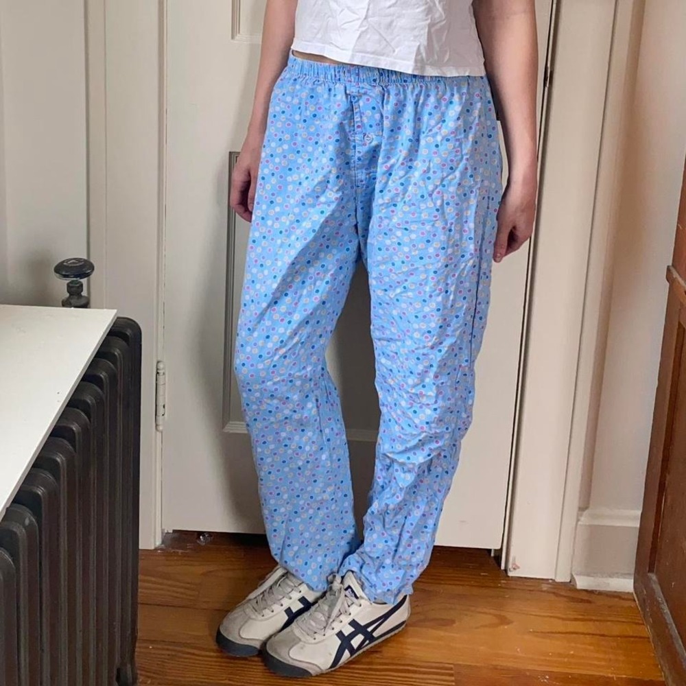 Vintage 90s y2k low rise wide leg boxer style pants